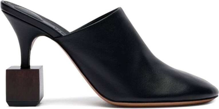 Jacquemus Zwarte Instap Hoge Hak Schoenen