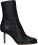 Jacquemus Leren enkellaarzen met hak Black Dames - Thumbnail 1