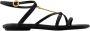 Jacquemus Zwarte Leren Sandalen Pralu P Black Dames - Thumbnail 1
