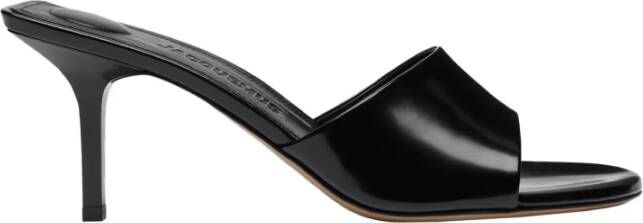 Jacquemus Zwarte Leren Sandalen