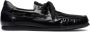 Jacquemus Zwarte platte leren schoenen - Thumbnail 1