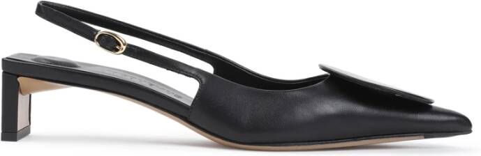 Jacquemus Zwarte Slingback Sandalen Duele B Black Dames