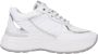 Janet & Janet Chunky Witte Leren Sneakers met Metalen Details - Thumbnail 1