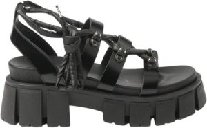 Janet & Janet Donkere sandalen Zwart Dames
