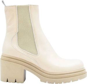 Janet & Janet Enkel laarzen Beige Dames