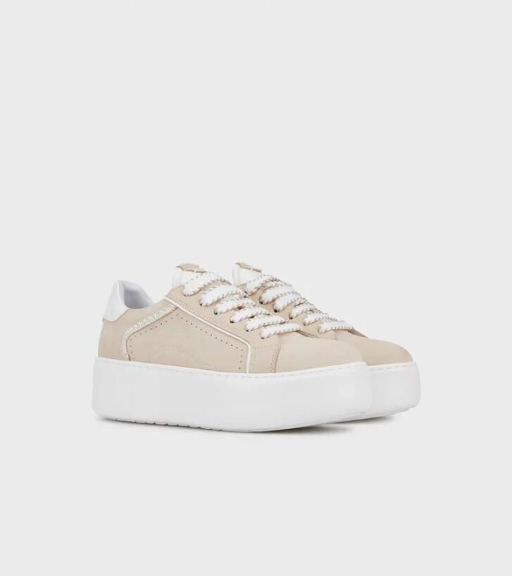 Janet & Janet Beige Sneakers voor Vrouwen Beige Dames