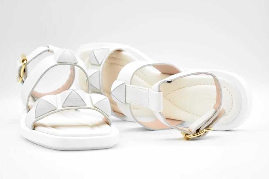 Janet & Janet Platte schoenen Wit Dames