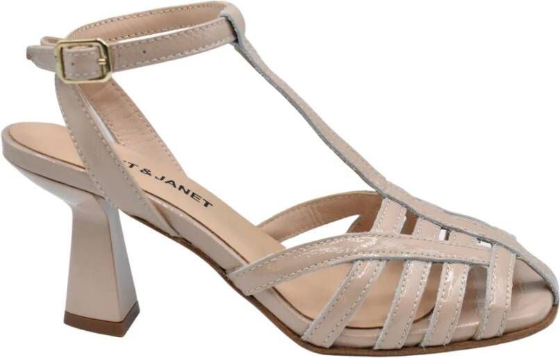 Janet & Janet Laced Shoes Beige Dames
