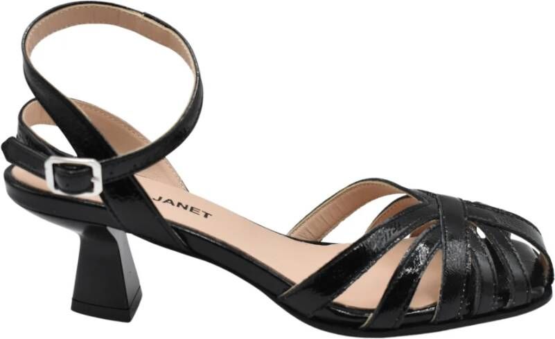 Janet & Janet Laced Shoes Zwart Dames