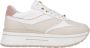 Janet & Janet Witte Sneakers met Studs en Veters White Dames - Thumbnail 1