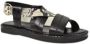 Janet & Janet Platte sandalen Zwart Dames - Thumbnail 1