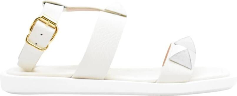 Janet & Janet Platte schoenen White Dames