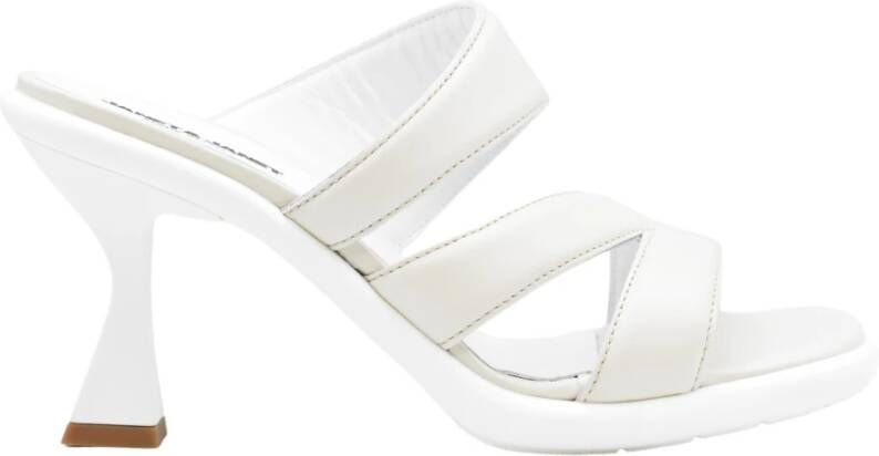 Janet & Janet Platte schoenen White Dames