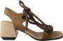 Janet & Janet Sandalen Miinto-734ADF74A557456EA94C Bruin Dames - Thumbnail 1