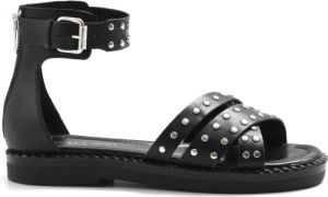Janet & Janet Sandalen Zwart Dames