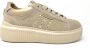 Janet & Janet Studded Suède Sneakers Frost Goud - Thumbnail 1