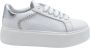 Janet & Janet Zilver Witte Veterschoenen Elegante Stijl - Thumbnail 1