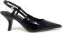 Janet & Janet Zwarte Slingback Pumps van Lakleer - Thumbnail 1