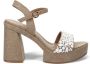 Jeannot Beige Sandalen Urban Collectie Beige Dames - Thumbnail 1