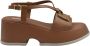 Jeannot Bruin Leren Veterschoenen Stijlvolle Look - Thumbnail 1