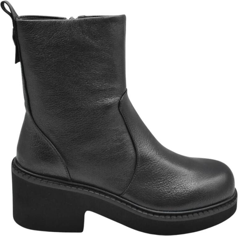 Jeannot Elegante Nero Capra Veterschoenen