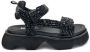 Jeannot Flat Sandals Black Dames - Thumbnail 1