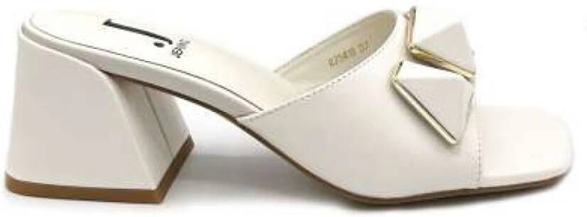 Jeannot Flat Sandals White Dames