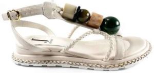 Jeannot Flat Sandals Wit Dames