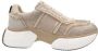 Jeannot Glinsterende Sand Sneaker met Micro Strass - Thumbnail 1