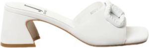 Jeannot Heeled Mules Wit Dames