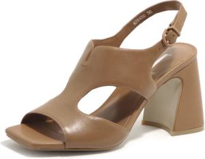 Jeannot High Heel Sandals Bruin Dames