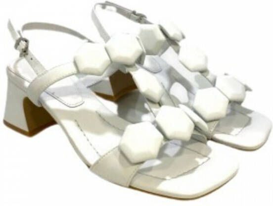 Jeannot High Heel Sandals Wit Dames