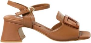 Jeannot Hoge hiel sandalen Bruin Dames