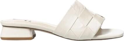 Jeannot Leren Muiltjes met Brede Band