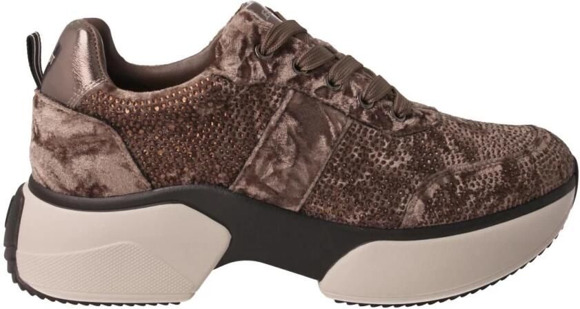 Jeannot Velvet Platform Sneakers - Foto 2