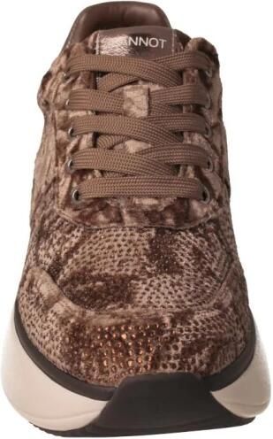 Jeannot Velvet Platform Sneakers