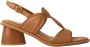 Jeannot Leren Dames Sandaal Elegante Stijl - Thumbnail 1