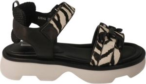 Jeannot Platte sandalen Zwart Dames