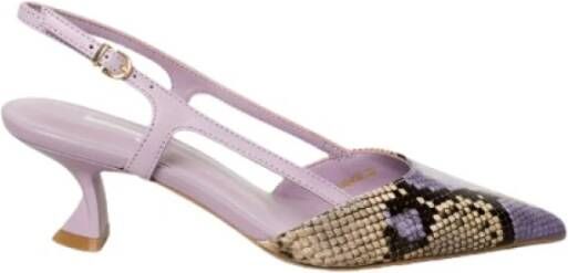 Jeannot Python Print Slingback Sandal Lila