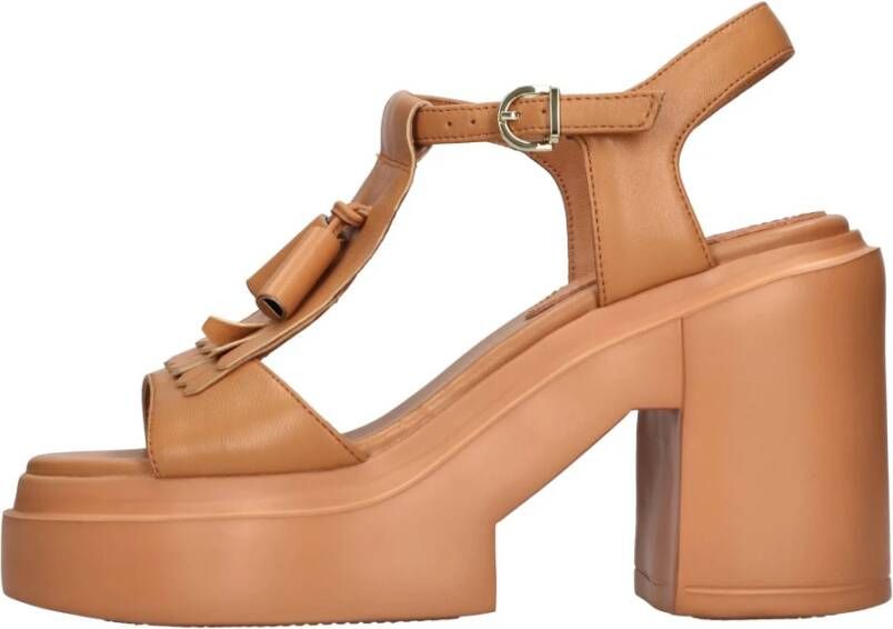 Jeannot Sandalen Bruin