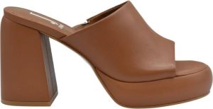 Jeannot Wedges Bruin Dames
