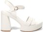 Jeannot Witte Geometrische Sandalen White Dames - Thumbnail 1