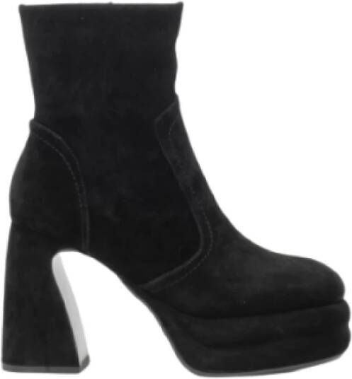 Jeannot Bruine Suède Bubble Hak Enkellaarzen - Foto 2