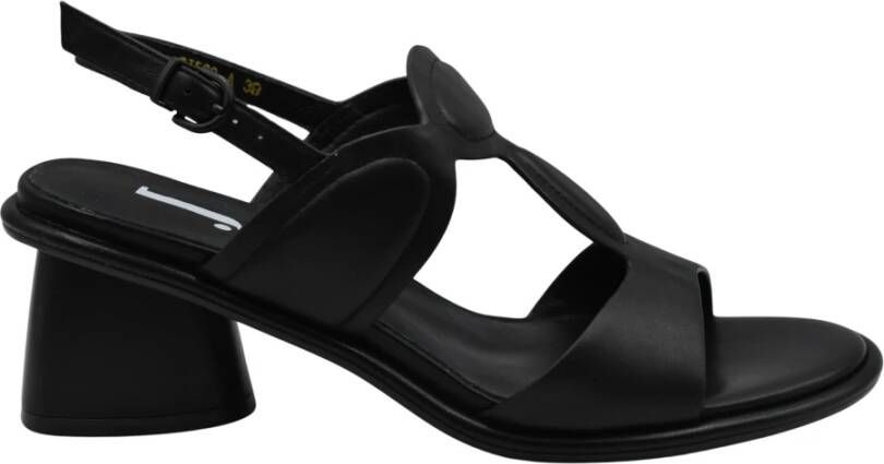 Jeannot Zwarte Veterschoenen voor Vrouwen