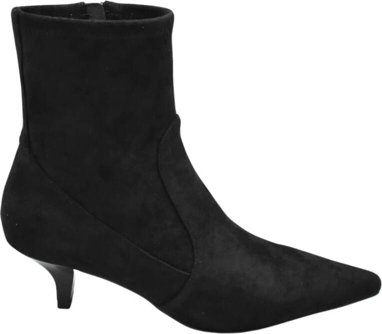 Jeannot Zwarte Veterschoenen voor Vrouwen
