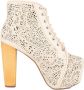 Jeffrey Campbell Beige Lita-Cat Enkellaarzen - Thumbnail 1