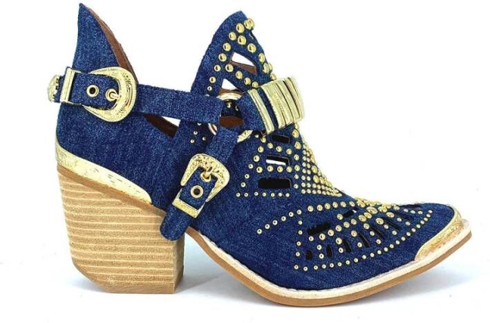 Jeffrey Campbell Blauwe Calhoun Stijlvolle Modieuze Schoenen