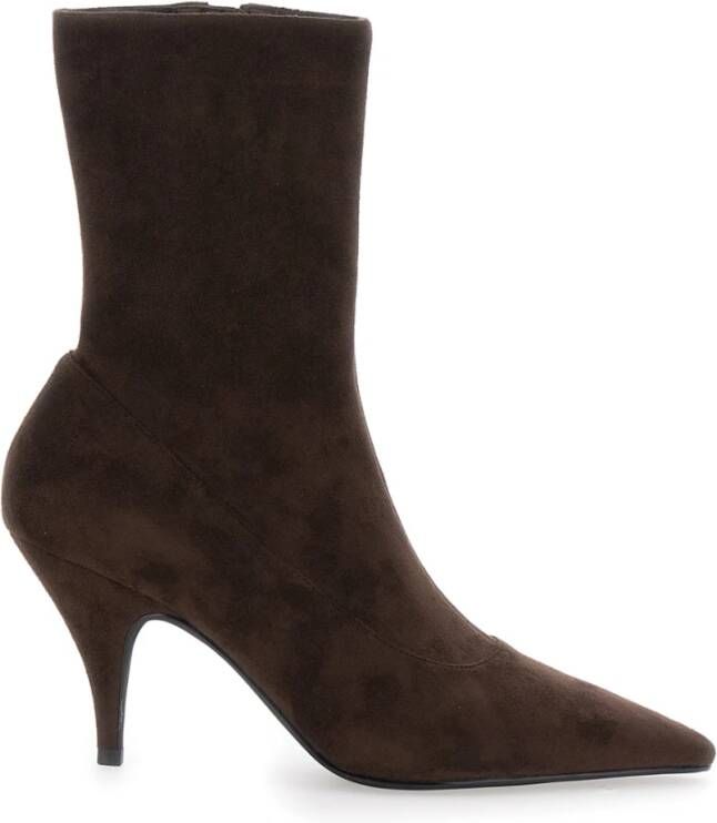 Jeffrey Campbell Bruine Suède Laarzen Looker Stijl