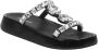 Jeffrey Campbell Elegante Flip Flops en Sliders Zwart Dames - Thumbnail 1