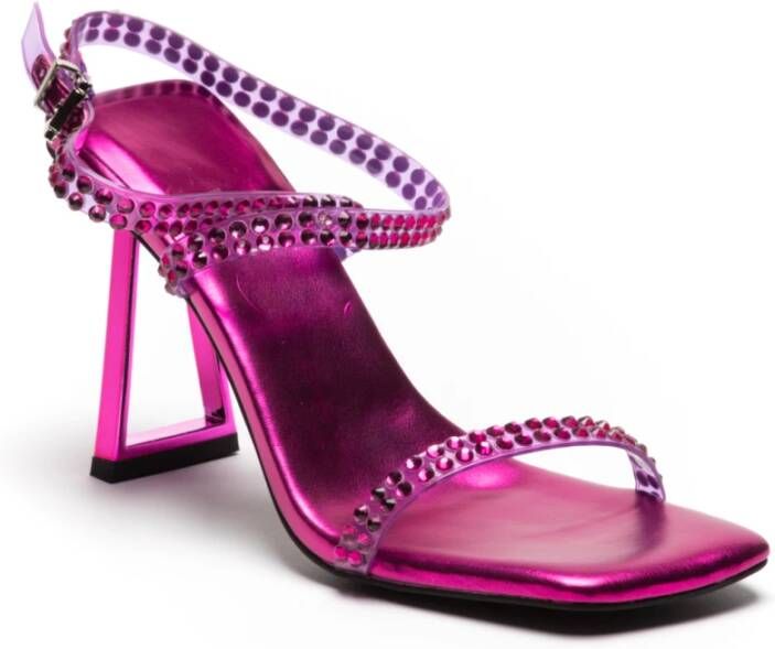 Jeffrey Campbell Favored Fuchsia Hoge Hak Sandalen Roze Dames